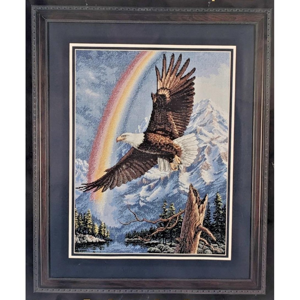 Dimensions Gold Collection The Promise Bald Eagle Cross Stitch Kit #35020 1991